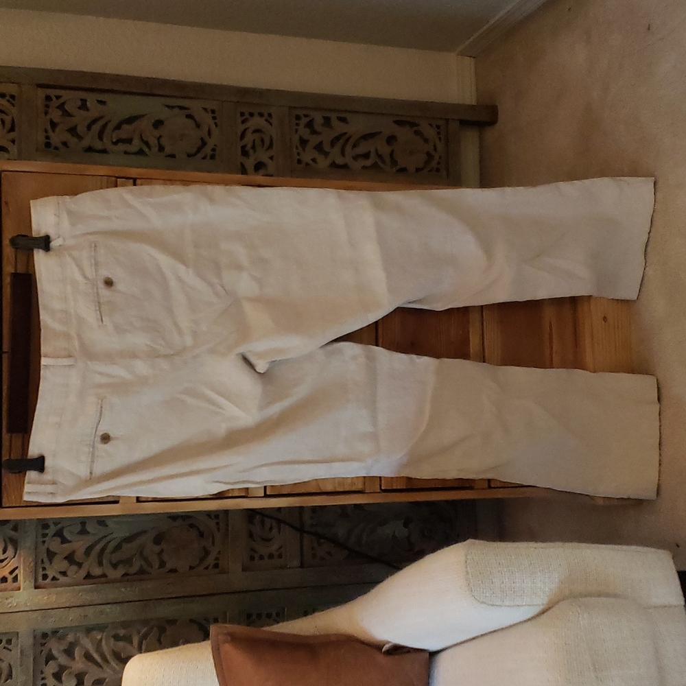 Women's Banana Republic Linen Pants Size 14 - Picture 2 of 4